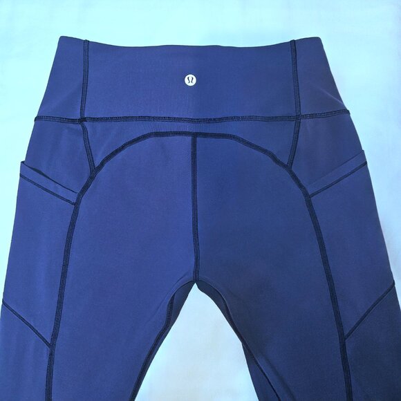 LULULEMON All The Right Places Pant II 28" Gatsby Blue Size 8 - Picture 4 of 9